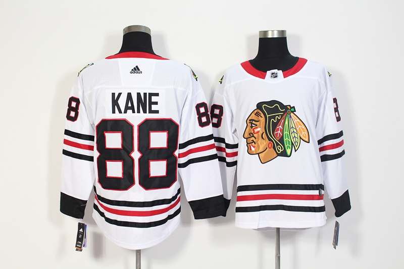 Chicago Blackhawks KANE #88 White NHL Jersey