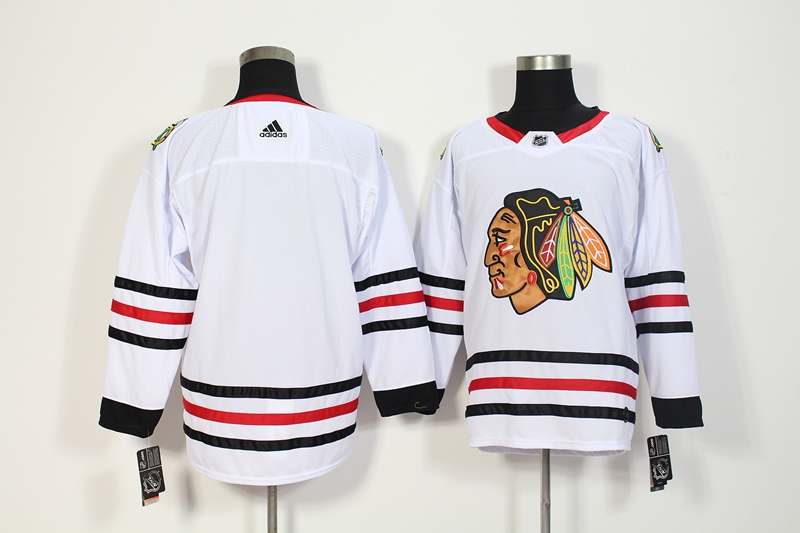 Chicago Blackhawks Custom White NHL Jersey