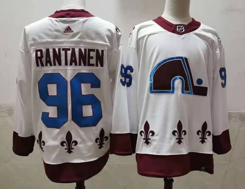 Colorado Avalanche RANTANEN #96 White Classica NHL Jersey