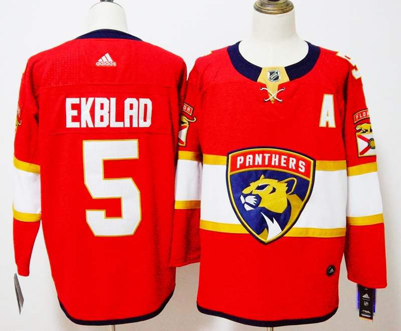 Florida Panthers EKBLAD #5 Red NHL Jersey