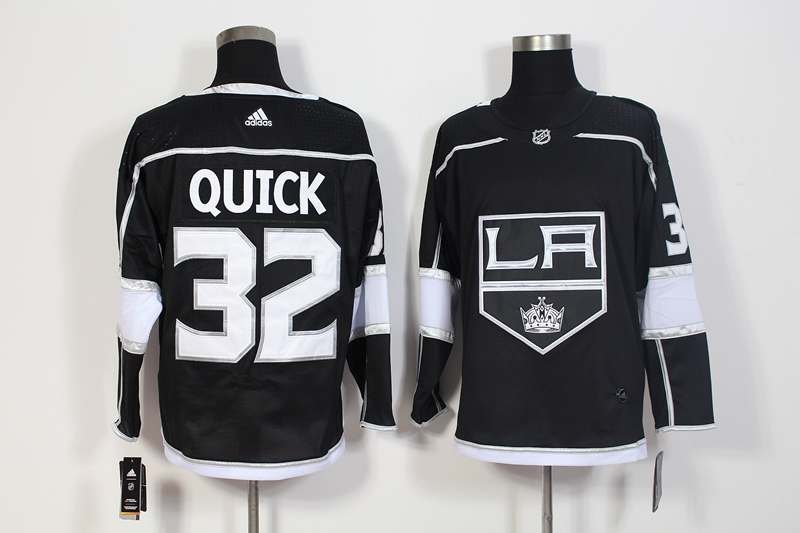 Los Angeles Kings QUICK #32 Black NHL Jersey