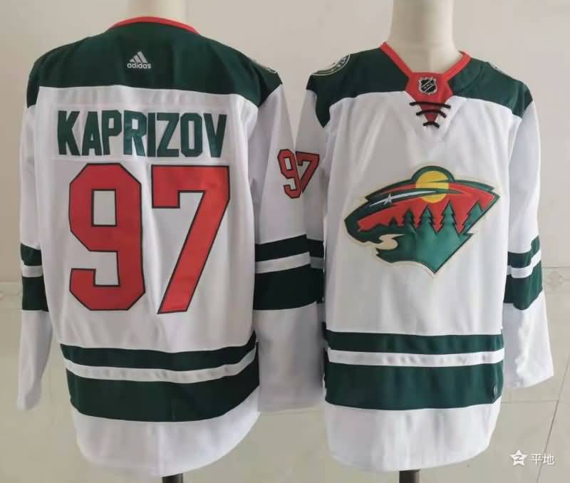 Minnesota Wild KAPRIZOV #97 White NHL Jersey 02
