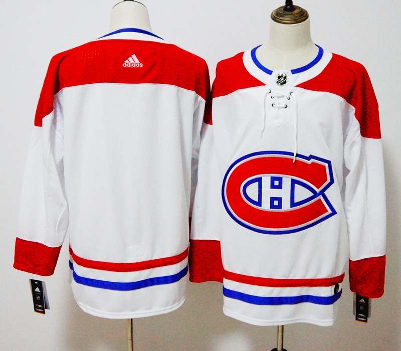 Montreal Canadiens Custom White NHL Jersey