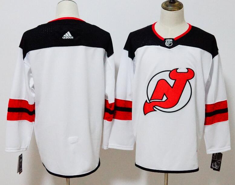 New Jersey Devils Custom White NHL Jersey