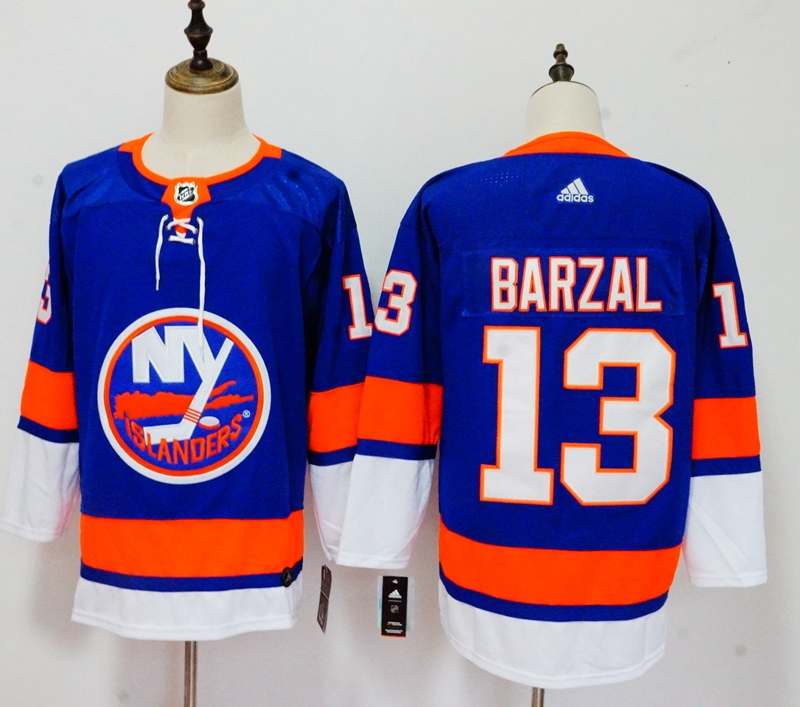 New York Islanders BARZAL #13 Blue NHL Jersey