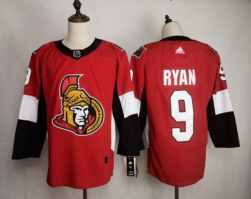Ottawa Senators RYAN #9 Red NHL Jersey