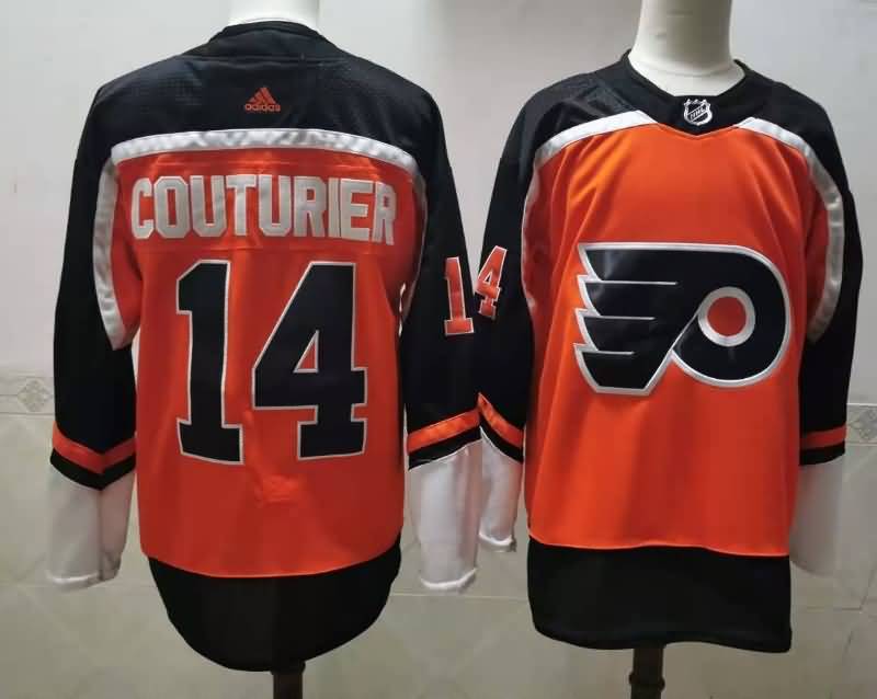 Philadelphia Flyers COUTURIER #14 Orange NHL Jersey 02