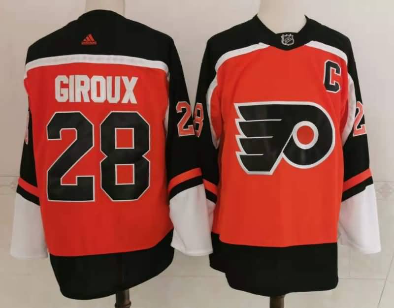 Philadelphia Flyers GIROUX #28 Orange NHL Jersey 03