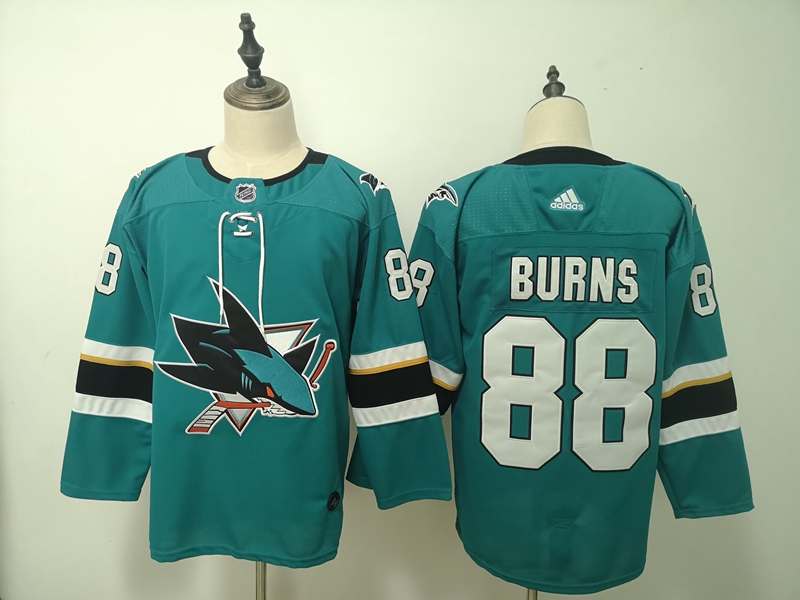 San Jose Sharks BURNS #88 Blue NHL Jersey
