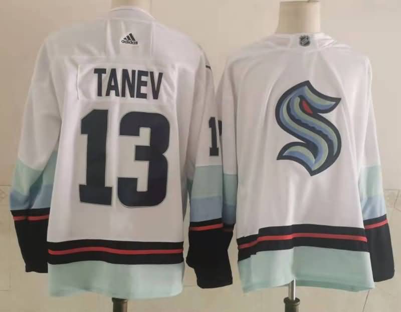 Seattle Kraken TANEV #13 White NHL Jersey