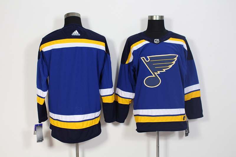 St Louis Blues Custom Blue NHL Jersey
