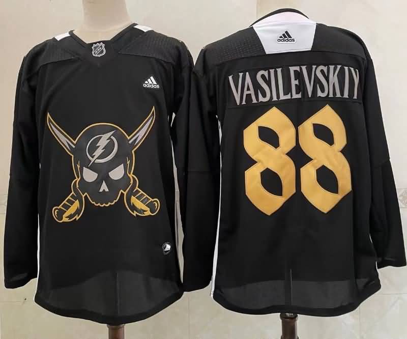 Tampa Bay Lightning VASILEVSKIY #88 Black NHL Jersey