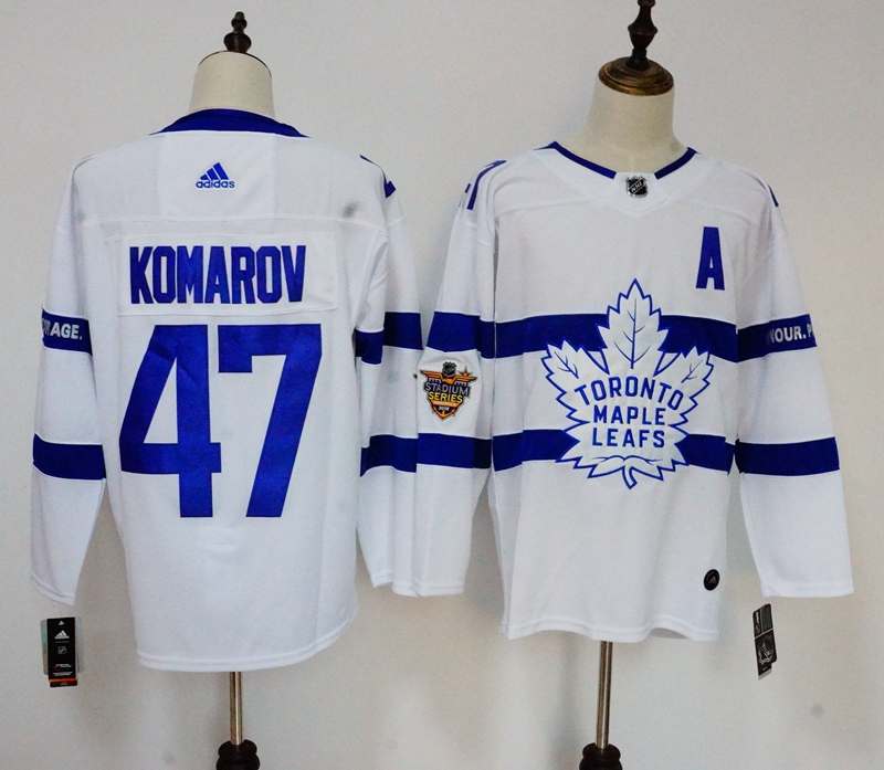 Toronto Maple Leafs KOMAROW #47 White NHL Jersey