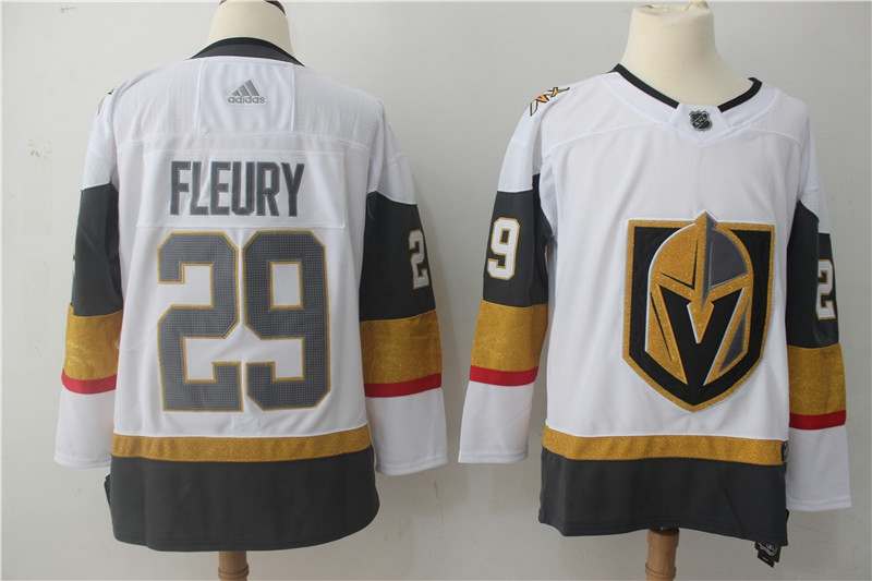 Vegas Golden Knights FLEURY #29 White NHL Jersey
