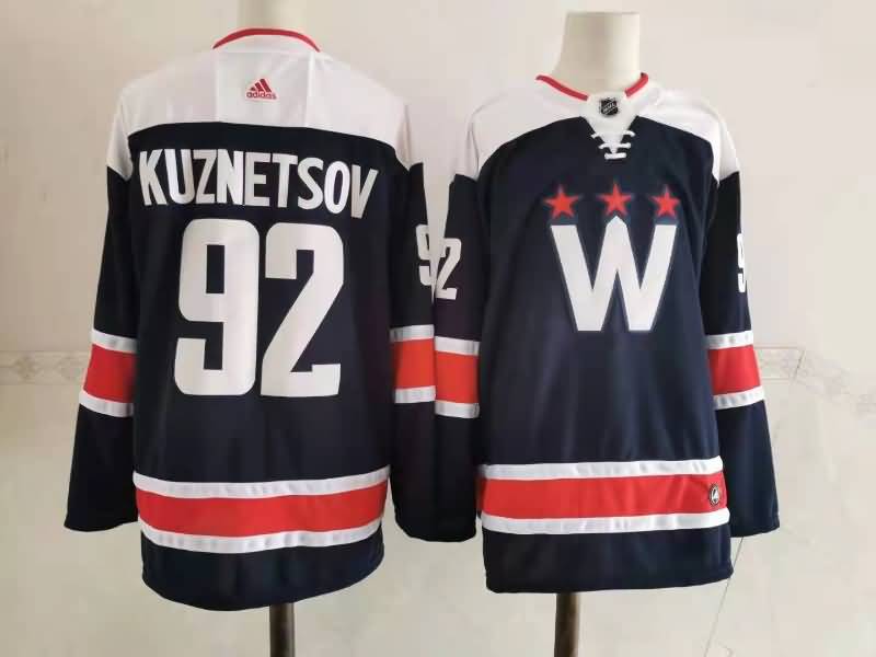 Washington Capitals KUZNETSOV #92 Dark Blue NHL Jersey 02