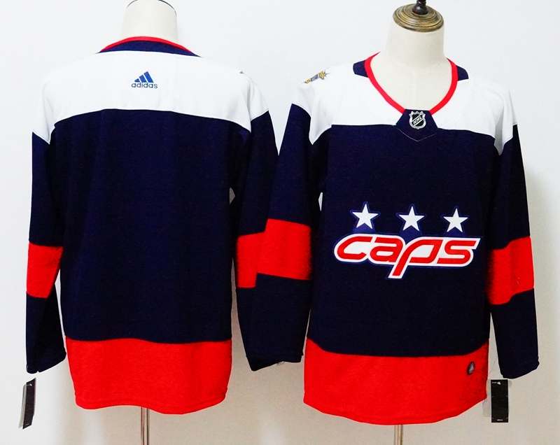 Washington Capitals Custom Dark Blue NHL Jersey