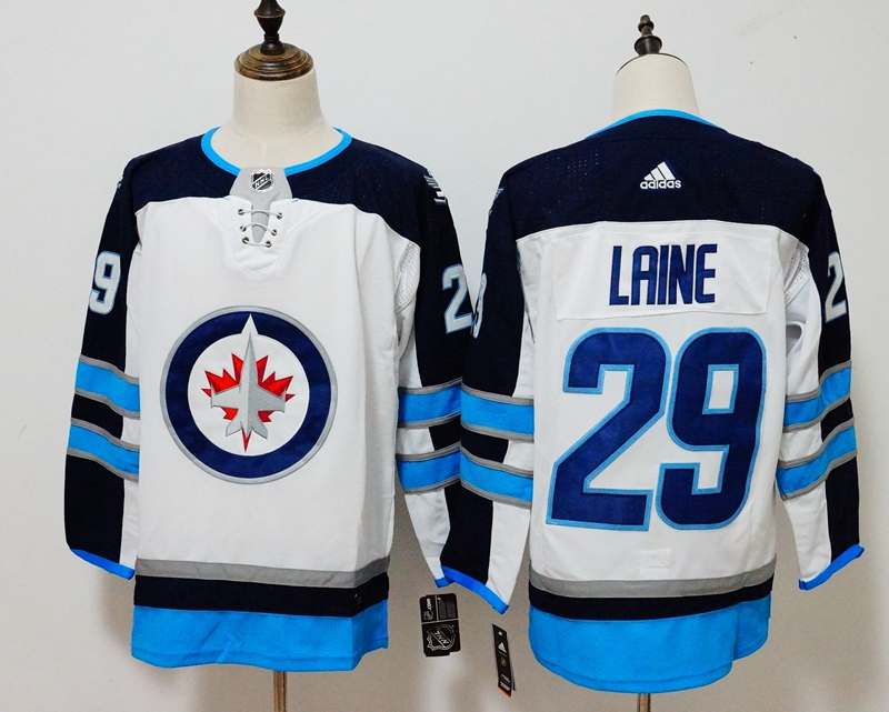 Winnipeg Jets LAINE #29 White NHL Jersey