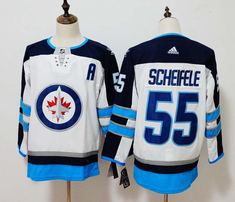 Winnipeg Jets SCHEIFELE #55 White NHL Jersey