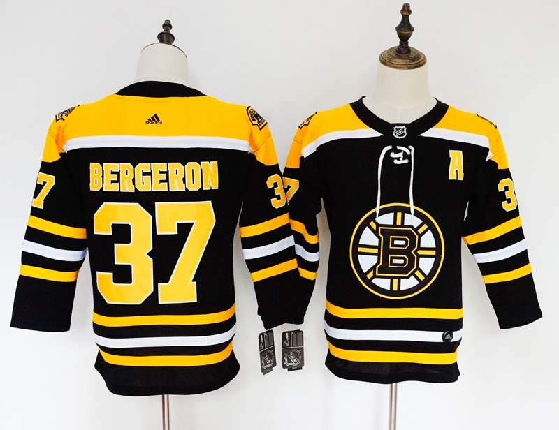 Boston Bruins BERGERON #37 Black Women NHL Jersey