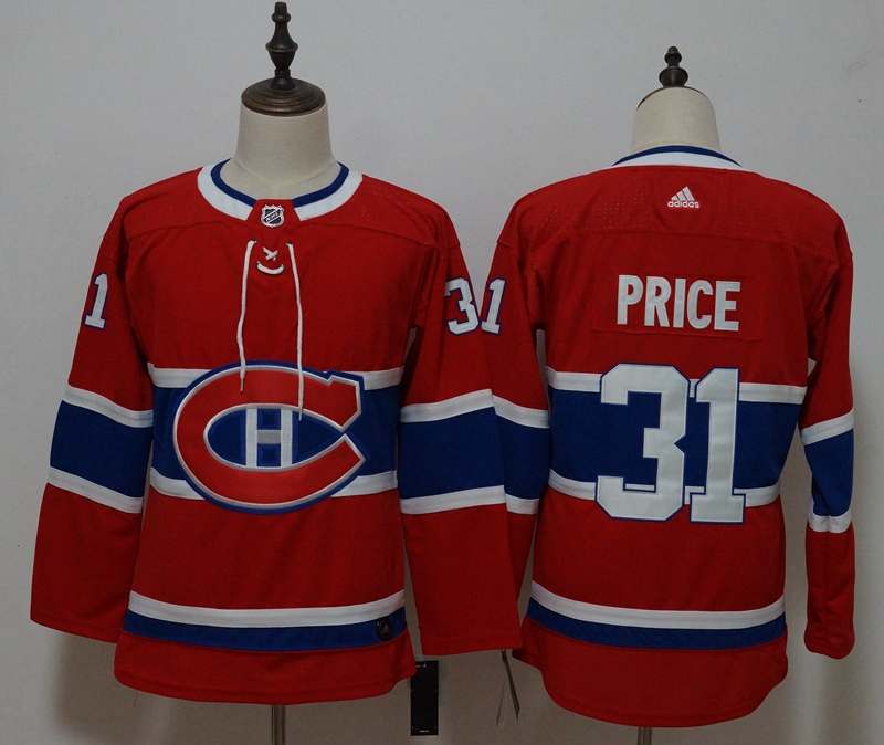 Montreal Canadiens PRICE #31 Red Women NHL Jersey