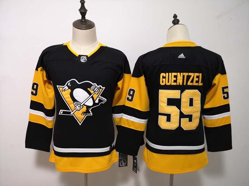 Pittsburgh Penguins GUENTZEL #59 Black Women NHL Jersey