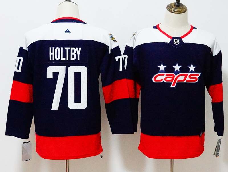 Washington Capitals HOLTBY #70 Blue Women NHL Jersey