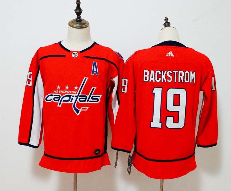 Washington Capitals BACKSTROM #19 Red Women NHL Jersey