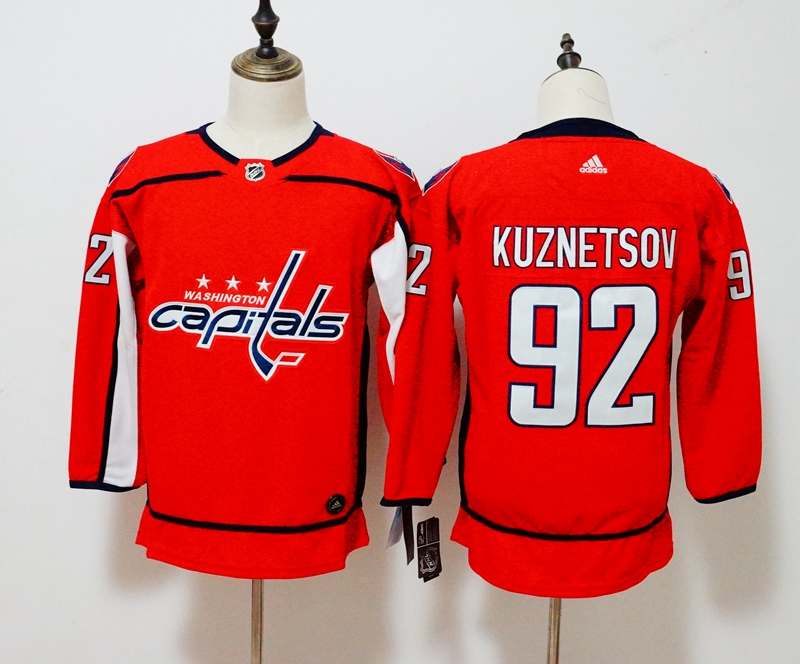 Washington Capitals KUZNETSOV #92 Red Women NHL Jersey