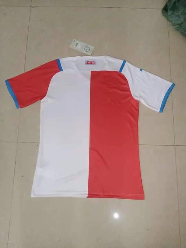 Thailand Quality(AAA) 21/22 SK Slavia Praha Home Soccer Jersey