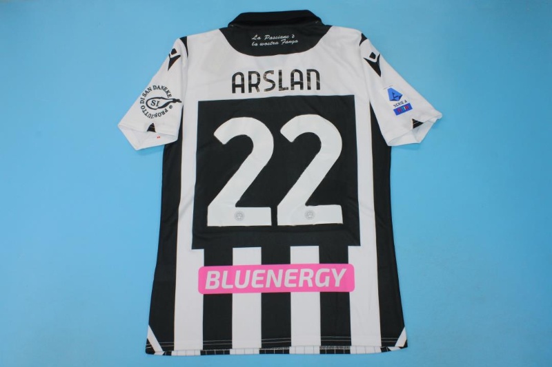 Thailand Quality(AAA) 21/22 Udinese Home Soccer Jersey