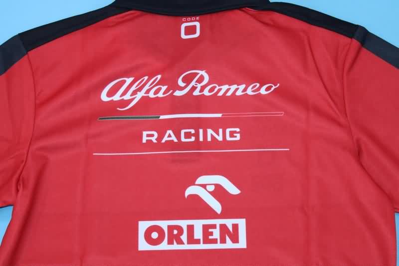 Thailand Quality(AAA) 2021 Alfa Romeo Red Polo Soccer T-Shirt