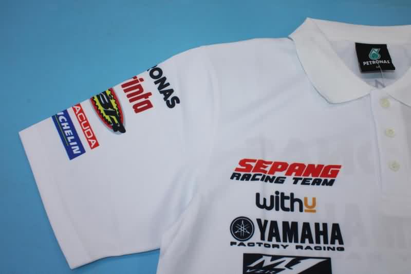 Thailand Quality(AAA) 2021 Mercedes White Polo Soccer T-Shirt 02