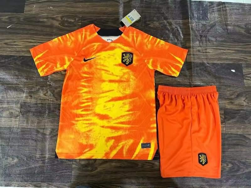 2022 Netherlands Home Soccer Jersey