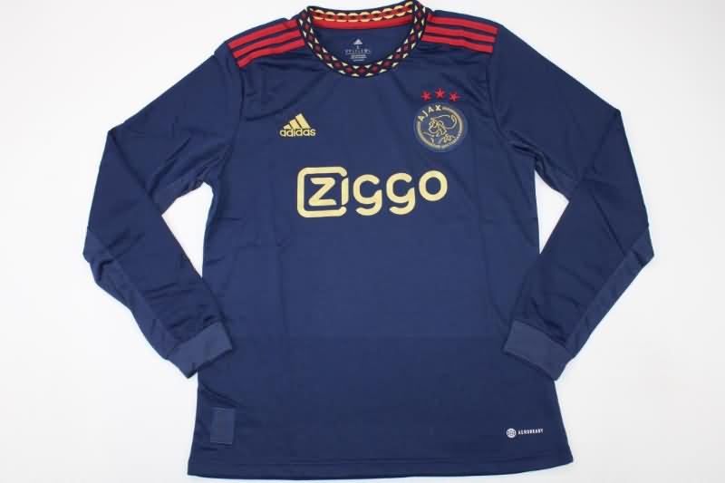 Thailand Quality(AAA) 22/23 Ajax Away Long Slevee Soccer Jersey