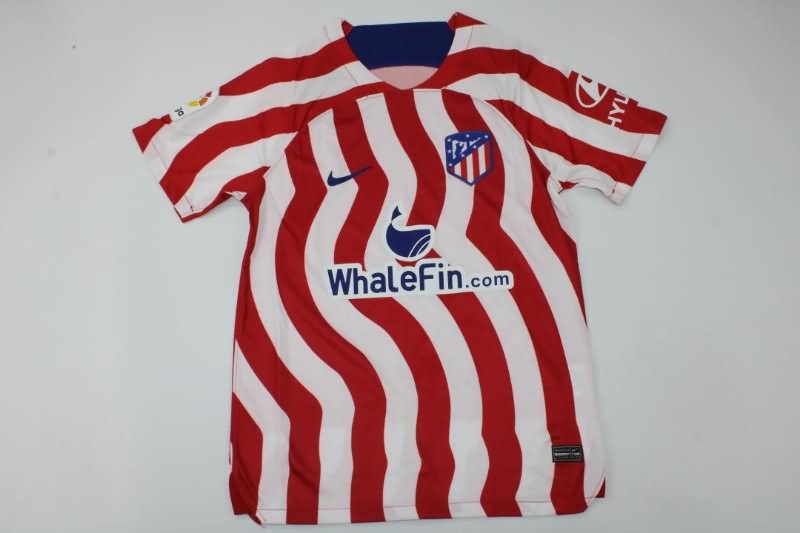 Thailand Quality(AAA) 22/23 Atletico Madrid Home Soccer Jersey