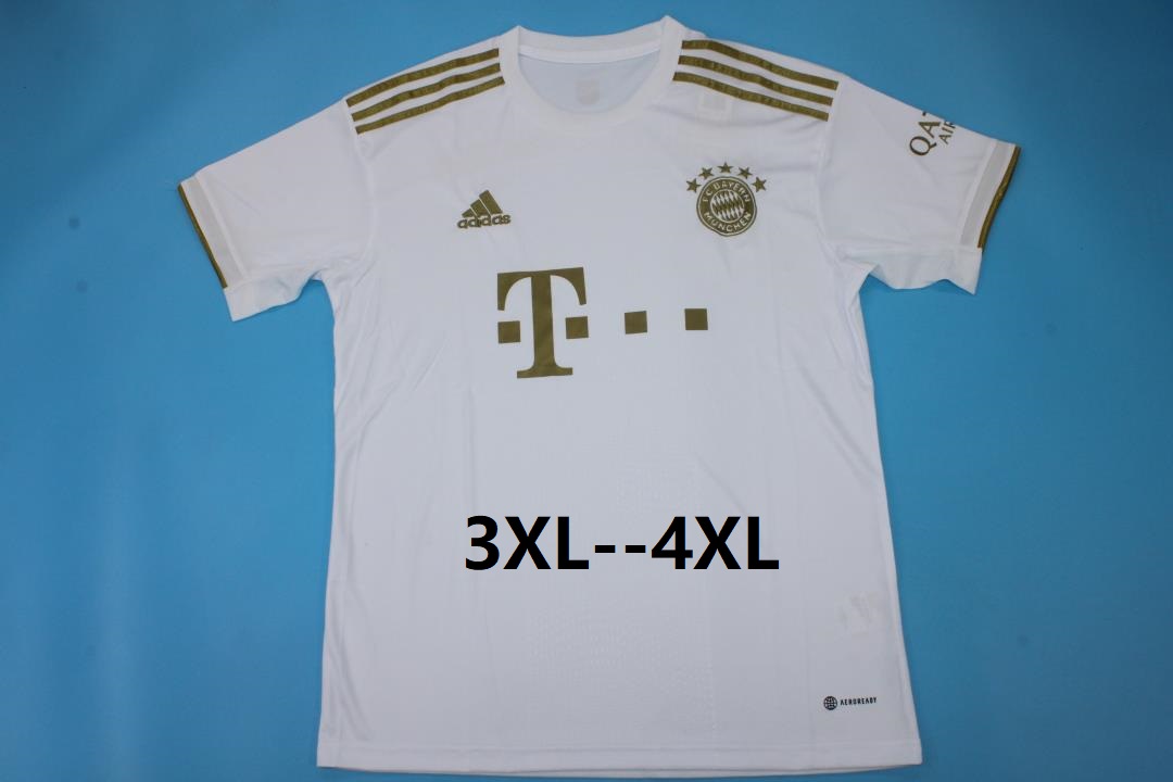Thailand Quality(AAA) 22/23 Bayern Munich Away Soccer Jersey(Big Size)
