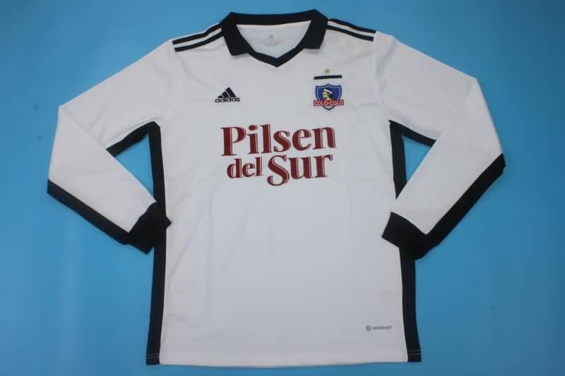 Thailand Quality(AAA) 2022 Colo Colo Home Long Sleeve Soccer Jersey
