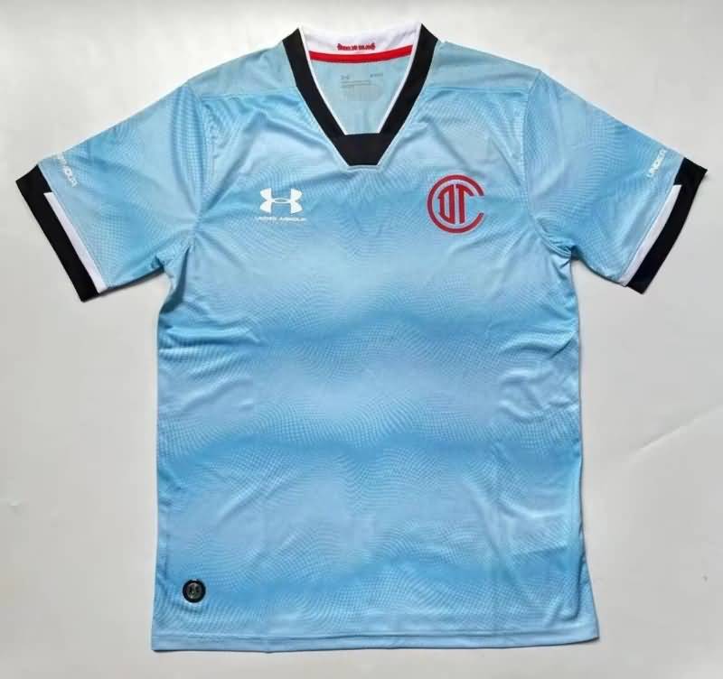 Thailand Quality(AAA) 22/23 Deportivo Toluca Blue Soccer Jerse