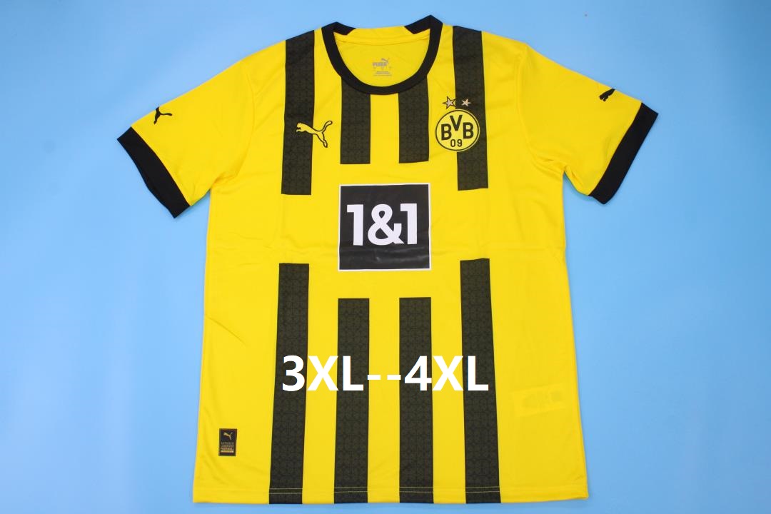 Thailand Quality(AAA) 22/23 Dortmund Home Soccer Jersey(Big Size)