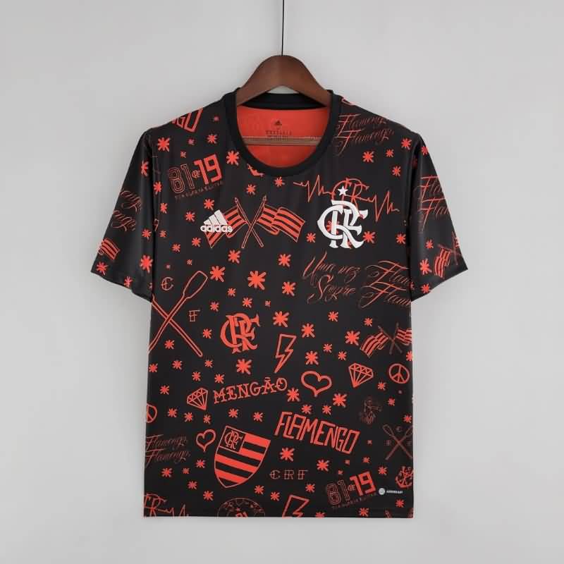 Thailand Quality(AAA) 2022 Flamengo Training Soccer Jersey 04
