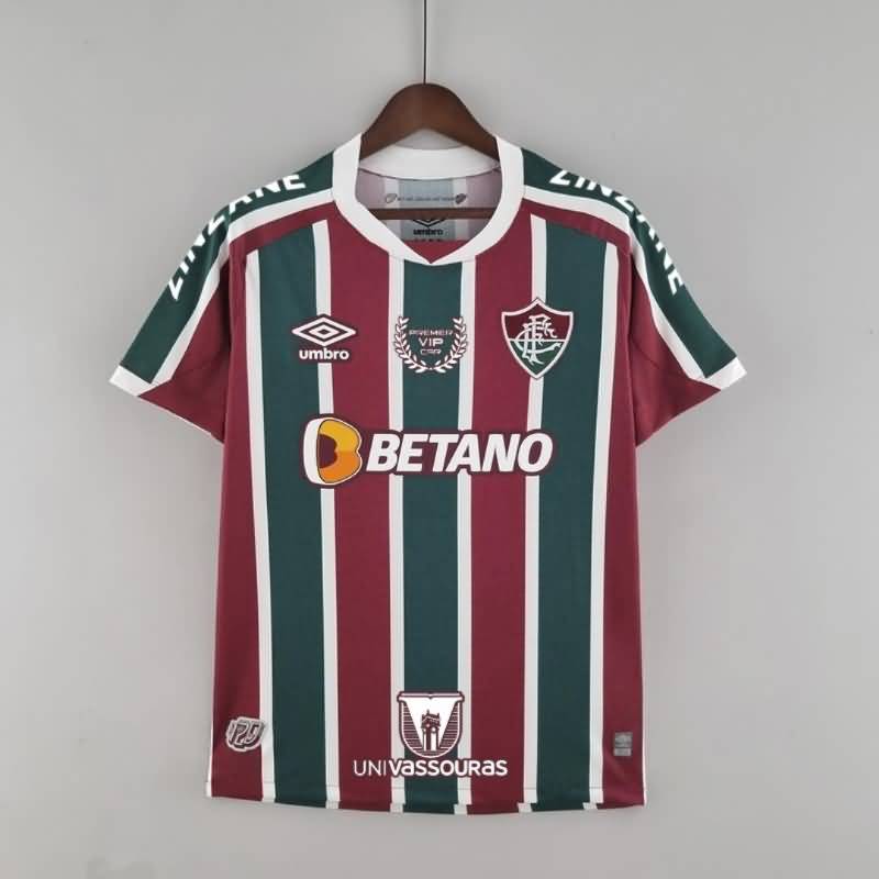 Thailand Quality(AAA) 2022 Fluminense Home Sponsers Soccer Jersey