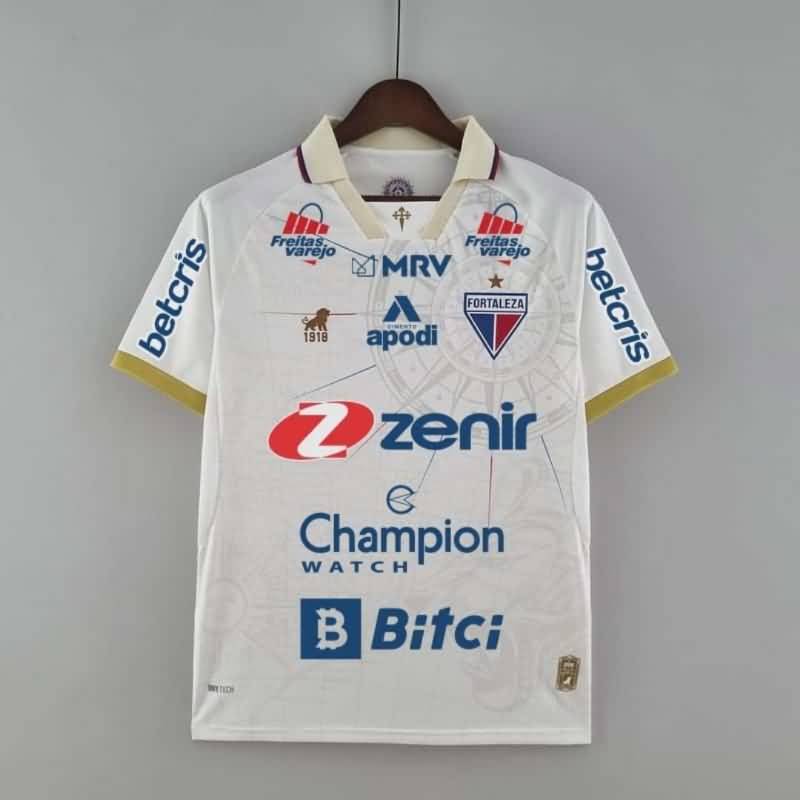 Thailand Quality(AAA) 2022 Fortaleza Home Sponsor Soccer Jersey