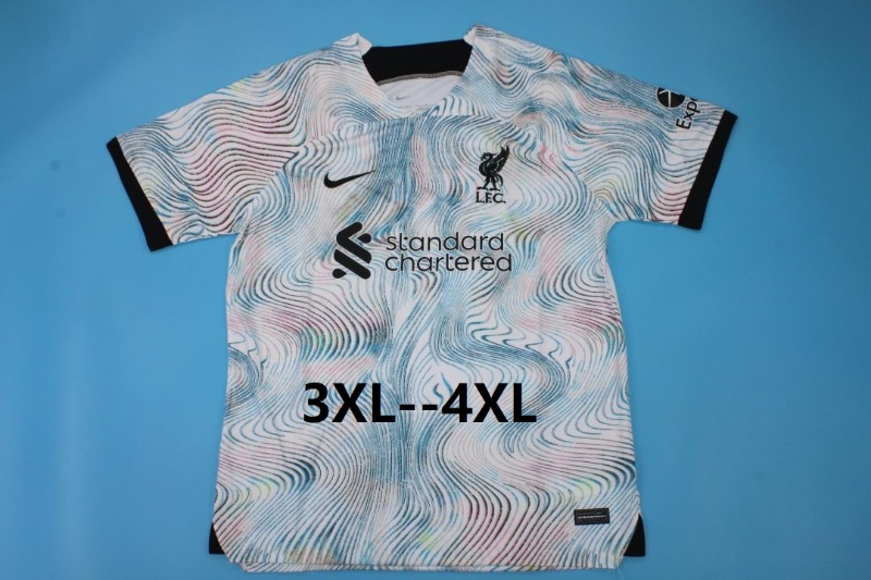 Thailand Quality(AAA) 22/23 Liverpool Away Soccer Jersey (Big Size)