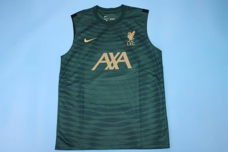 Thailand Quality(AAA) 22/23 Liverpool Dark Green Vest Soccer Jersey