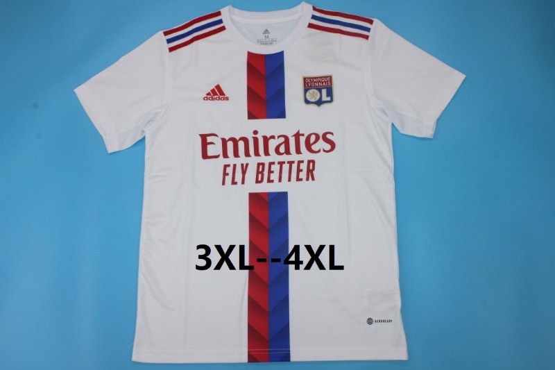 Thailand Quality(AAA) 22/23 Lyon Home Soccer Jersey (Big Size)