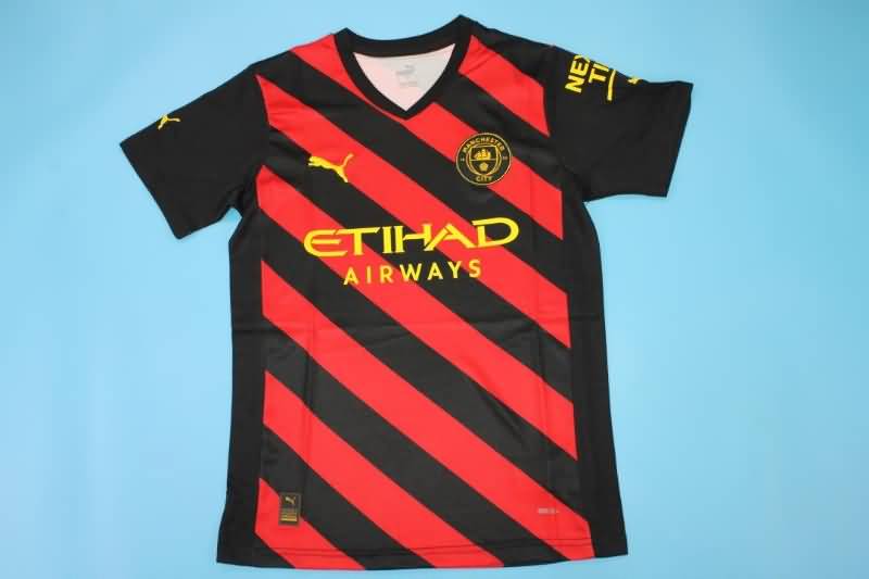 Thailand Quality(AAA) 22/23 Manchester City Away Soccer Jersey