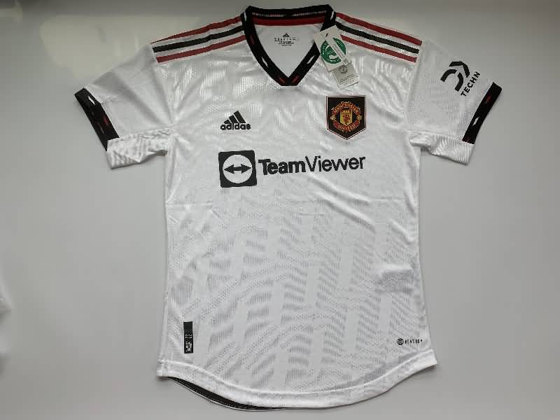 Thailand Quality(AAA) 22/23 Manchester United Away Soccer Jersey(Player)