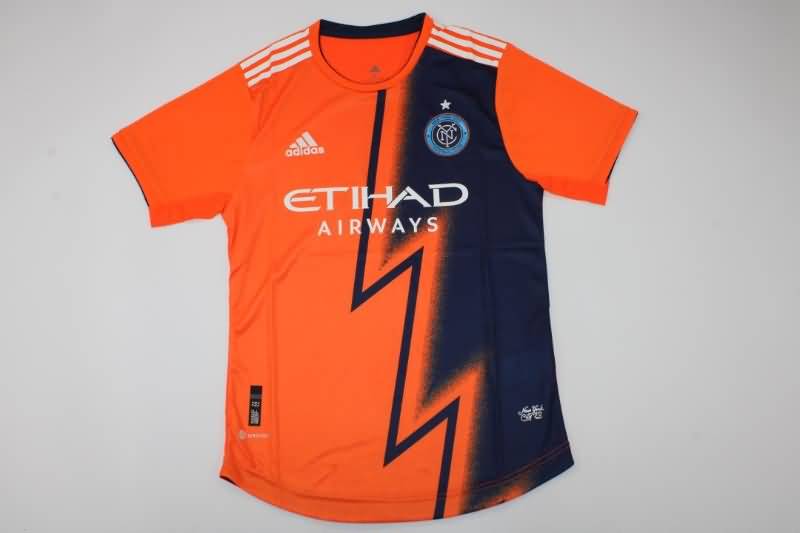 Thailand Quality(AAA) 2022 New York City Away Soccer Jersey(Player)