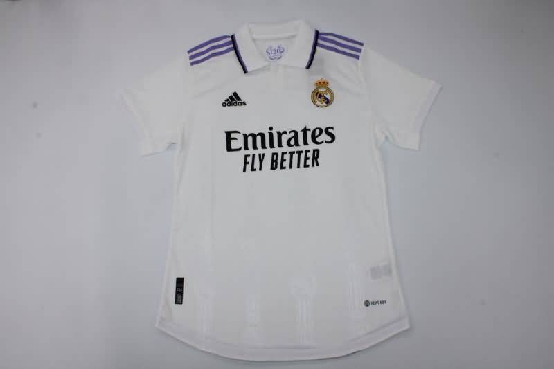 Thailand Quality(AAA) 22/23 Real Madrid Home Soccer Jersey(Player)