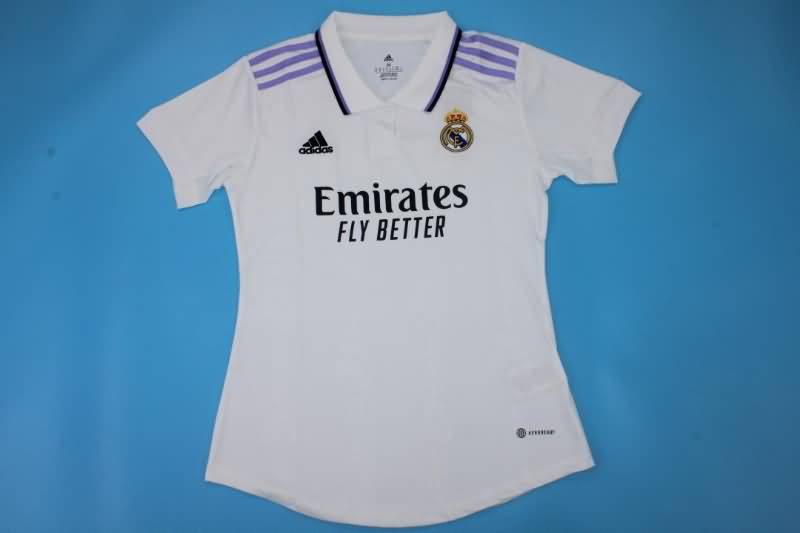 Thailand Quality(AAA) 22/23 Real Madrid Home Wonam Soccer Jersey